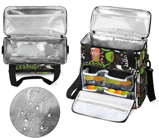 Coffee Maker Carring Bag Travel Storage Tote Bag Compatible with K-Mini or K-Mini Plus Portable Single Serve Coffee Brewer Case with Pockets for K-cup Pods(Bag Only)
