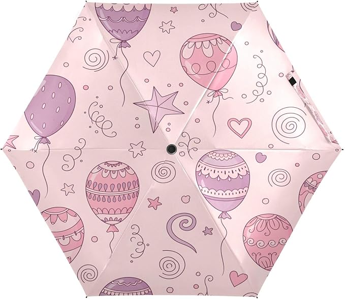 Cowboy Boots Pattern Umbrellas for Rain Windproof Small Folding Compact Mini Travel Umbrella for Purse Lightweight Portable Pocket for Women
