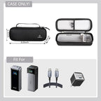 Tourmate Hard Storage Case for Anker 737 Power Bank (PowerCore 24K) / 715 Charger (Nano II 65W) Combo,Travel Case for Prime Power Bank 20,100mAh—27,650mAh（Case Only）(Black Case Only)