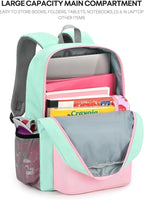 mibasies Kids Backpack for Girls 5-9: Large Girls Backpack for Elementary School