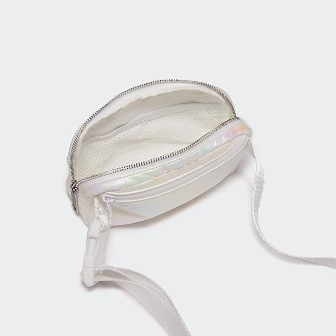 Pander Everywhere Belt Bag for Women, Fashion Waist Packs, Crossbody Bags with Adjustable Strap (Iridescent).