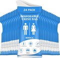 DIBBATU Disposable Urine Bag, 12/24 Pack Pee Bags for Travel for Women/Men, 800ML Emergency Portable Urinal Bag and Vomit Bags, Unisex Urinal Bag for Camping, Traffic Jams, Pregnant