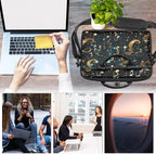 Laptop Shoulder Bag for Women Men, Waterproof Computer Case Messenger Bag Briefcase for Business Office Travel