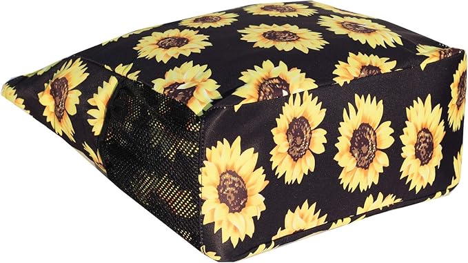 Original Floral Water Resistant Large Tote Bag Shoulder Bag for Gym Beach Travel Daily Bags Upgraded