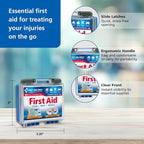 First Aid Only 91249 On-The-Go All-Purpose Emergency First Aid Kit for Car, Travel, Home and Business, 105 Pieces