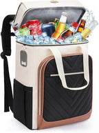 Backpack Cooler Insulated Leak Proof, Lightweight Soft Sided Cooler Backpack for Men Women, Waterproof Beach Cooler Bag Lunch Backpack for Camping Hiking Picnic Fishing Travel Outdoor