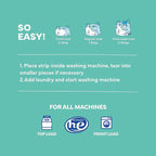Tru Earth Compact Dry Laundry Detergent - Up to 128 Loads (64 Sheets) - Paraben-Free - Original Eco-Strip Liquidless Detergent, Travel | Packaging May Vary