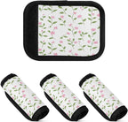 Qilmy Fresh Style Floral Fragments Luggage Handle Wrap 2Pack Luggage Identifiers Tag Comfort Handle Grips Cover for Stroller Suitcase Bag Airplane Travel Accessories1511