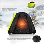 Hi Vis Jackets for Men, Safety Jackets with Pockets for Men& Women, Reflective Construction Coats for Cold Weather Winter, Waterproof High Vis Rain Gear, Class 3, Yellow-Black, XL