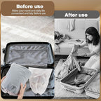 200 Pcs Shoe Bags for Travel, Clear Shoe Bags Durable for Suitcases, Dust Bags for Shoes Reusable Shoe Dust bags Covers for Men and Women, Large Travel Shoe Bag,Storage Bags(11.8" x 15.7")