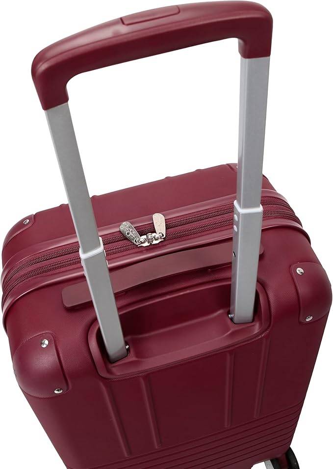 Jessica Simpson Countryside 21" Expandable 8-Wheel Spinner Carry On Luggage Suitcase, Burnt Russet