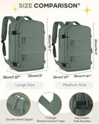 coofay Large Travel Backpack For Women Men Airline Approved Carry On Backpack Flight Approved Waterproof Sports Luggage Backpack Casual Daypack Small Hiking Backpack
