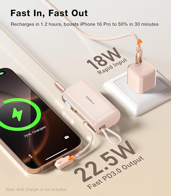 TORRAS Pair It Up and Save 15% — Mini Portable Charger + Ostand Magnetic Case = Better Together