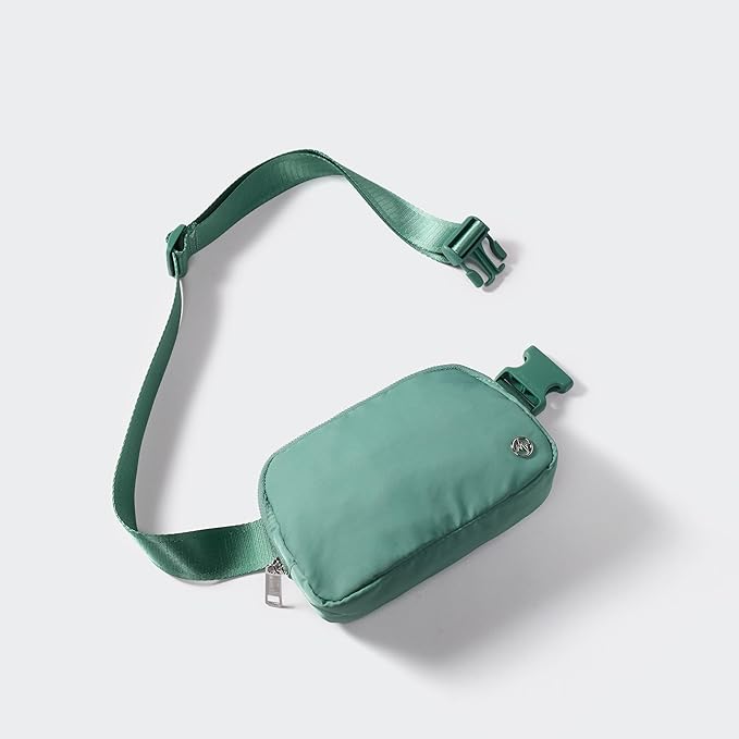 Pander Everywhere Belt Bag for Women, Fashion Waist Packs, Crossbody Bags with Adjustable Strap (Eucalyptus Green).