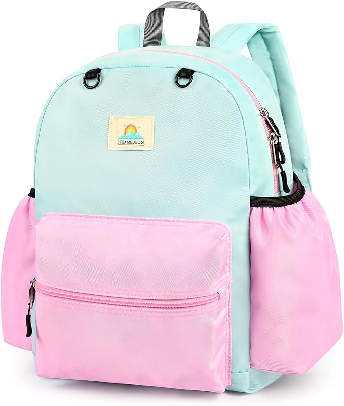 STEAMEDBUN Kids Backpack for Girls 6-8: Toddler Backpack for Preschool Kindergarten - Girls Backpacks for Elementary 4-6