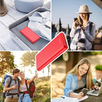Portable Charger Power Bank 26800mah,Ultra-High Capacity Safer External Cell Phone Battery Pack,2 USB Output High Speed Charging Power bank Compatible with iPhone 17 16 15 14 13 Samsung Android LG-Red