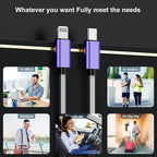 2Pack 10ft iPhone Fast Charger Cable, [Apple MFi Certified] Long USB C to Lightning Cable 10 Foot, High Fast 10 Feet Apple Charging Cord for Apple iPhone 14/14 Pro Max/13 Mini/12/11/XS/XR/8/7Plus,iPad