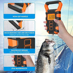 Portable Luggage Scale, 50KG Digital Fishing Scale with Ruler Portable Travel Luggage Weighing Scale Digital Fishing Scale Kitchen Food Scale
