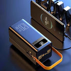 High-Capacity Solar Battery Banks, 120W External Power Packs, 50000mAh Survival Gear, Built-in Cable Chargers, Multi-Output Portable Stations