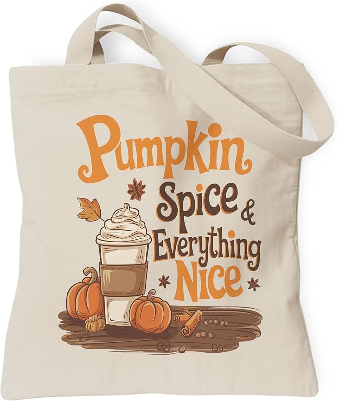 Aesthetic Canvas Tote Bag, Cute Reusable Bags for Women with Inner Pocket