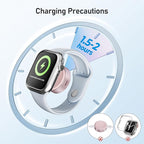 Elebase for Apple Watch SE 3 USB C Charger,5W Magnetic USBC Apple Watch Charging Adapter,Wireless iWatch Charger Dock Type C & iPhone Power Port for iWatch Series 11 10 9 8 7 6 SE Ultra 3,42/46/44mm