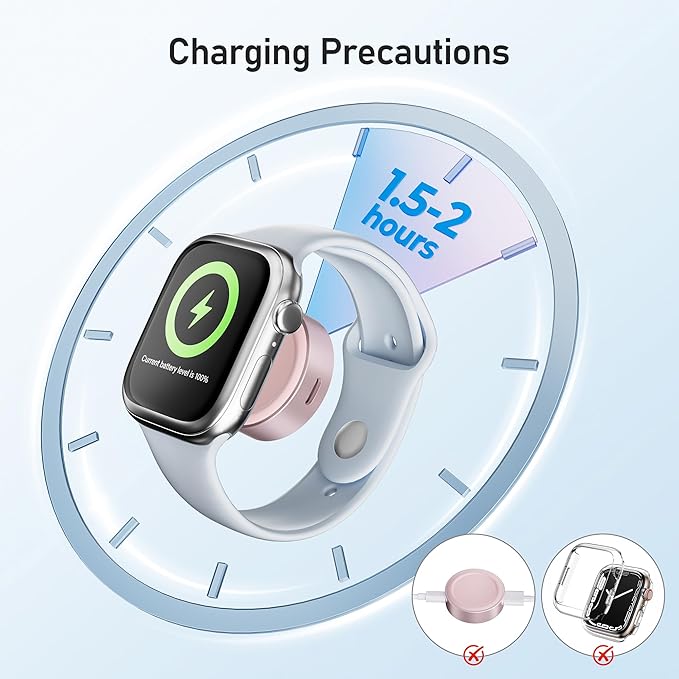 Elebase for Apple Watch SE 3 USB C Charger,5W Magnetic USBC Apple Watch Charging Adapter,Wireless iWatch Charger Dock Type C & iPhone Power Port for iWatch Series 11 10 9 8 7 6 SE Ultra 3,42/46/44mm