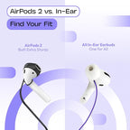 Anti-Lost Strap for Wireless in-Ear Earbuds, New Version Airpods pro Lanyard (Compatible with Earbuds with Ear Tips, Airpods Pro 1 2 3, Sony, Beats, Samsung, Bose) - Purple
