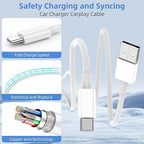 2Pack 10FT USB to USB C Fast Charging Cable for iPhone 17 16 15 Charger Cord, for Apple for iPhone 17 16 15/Pro/Pro Max/Plus Long Type C Car Carplay Cord for iPad Pro 12.9/11, Air 5th/4th Gen