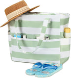Bluboon Waterproof Beach Tote Pool Bags for Women Ladies Extra Large Carry On Bag With Wet Compartment for Weekender Travel