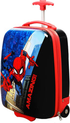 Bioworld Spider-Man Amazing Web-Swinging Blue & Red 16.5" Rolling Luggage