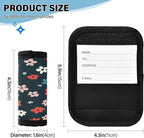 Qilmy Fresh Style Floral Fragments Luggage Handle Wrap 2Pack Luggage Identifiers Tag Comfort Handle Grips Cover for Stroller Suitcase Bag Airplane Travel Accessories1577