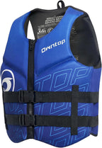 Owntop Swim Vest Adult Water Sport Vest Neoprene Floaties for Swimming, Boating, Kayaking, Fishing | Adjustable Zipper Dual Buckle Foldable Buoyancy Jacket