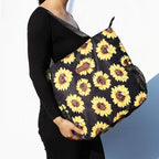 Original Floral Water Resistant Large Tote Bag Shoulder Bag for Gym Beach Travel Daily Bags Upgraded
