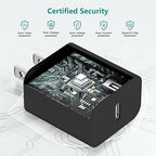 Upgraded Apple Watch Charger, Magnetic Fast Charger, USB C Charger Block Plug Adapter with 6FT iWatch Portable Wireless Fast Charging Cable Cord for iWatch Series Ultra/9/8/7/6/SE/SE2/5/4/3 Black