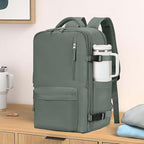 Large Travel Backpack for Women Men Airplanes Carry On Laptop Waterproof Hiking Backpack Person Item Flight Approved Outdoor Sports Rucksack Casual DaypackMochila De Viaje Gym traveling bag Green