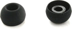 4 Pairs Replacement Eartips Earbuds Eargels Earpads for Powerbeats 2 Wireless Beats by dr dre (Black)