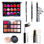 FantasyDay All in One Professional Makeup Kit for Women Girls Holiday Makeup Gift Sets Xmas Essential Bundle Include Eyeshadow Palette Lipstick Blush Concealer Eyeliner Mascara Brush Eyebrow Pencil