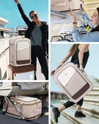LOVEVOOK Travel Backpack for Women, 40L Carry On Backpack for Airplanes, Personal Item Bag for Airlines Fits 17 inch Laptop, TSA Approved Luggage with 3 Packing Cubes,Waterproof Weekender Gym Backpack
