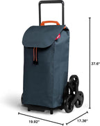 gimi TRIS Trolley Grey Urban 168414, Polyester, Grande