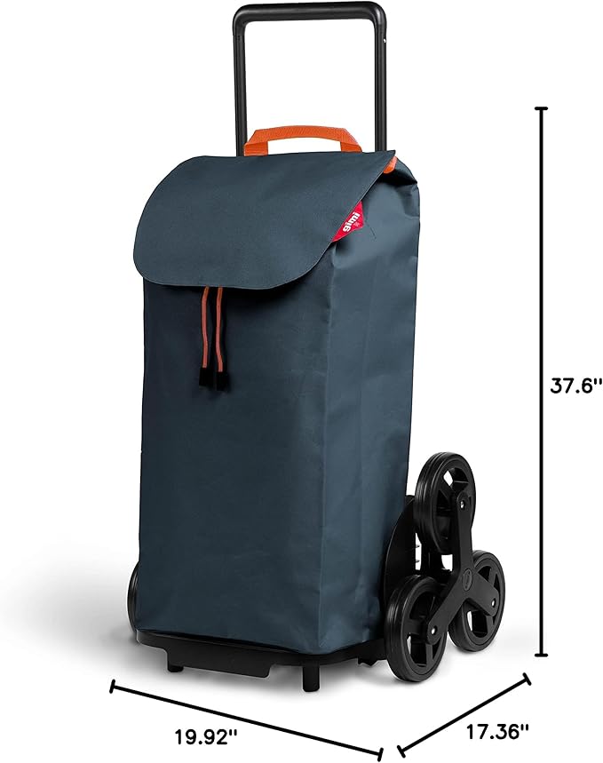 gimi TRIS Trolley Grey Urban 168414, Polyester, Grande