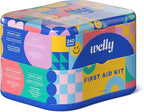 Welly Comprehensive First Aid Kit - FSA Eligible - Adhesive Bandages, Tape and Non-Stick Pads, Butterfly Strips, Cleansing Wipes, Ointments, Gauze, and More - 240 Pieces