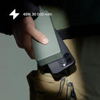 Clemm Portable Charger Quick Charging Power Bank (Gray, 30000, Milliamp Hours)
