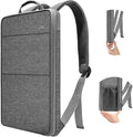 ZINZ Slim & Expandable Laptop Backpack Water Resistant Backpack Travel Backpack Compatible with MacBook Air/Pro/Neo 13-14 inch, XPS 13/14, Surface 13.5" and Most 13-14 Notebooks，G01Y01