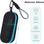 Swim Goggle Case For Swimming Goggles, Swimmer Gifts for Kids Teens Adults, Silicone Cases with Drain Hole
