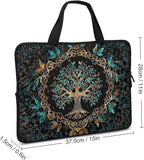 Tree of Life Bohemian Laptop Bag Laptop Case Computer Messenger Bag with Adjustable Shoulder Strap