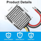 DC 36V/48V Step Down to 12V 20A 240W, DC Converter Regulator Voltage Regulator, PBuck Converter Regulator Power Supply Module Buck Transformer for Golf Cart Forklifts Car Truck Boat Vehicle