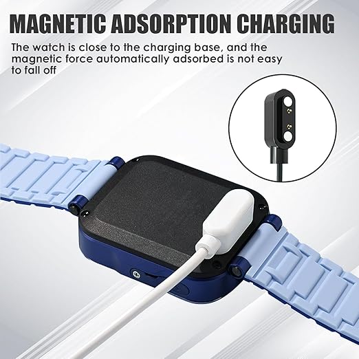 2PCS Smart Watch Magnetic Charger Cable Compatible with Cosmo JrTrack 2 Kid’s Smartwatch, 7.62mm 2Pin 2ft 5V 1A USB-A, Charger Cable Replacement Compatible for Kids Smartwatch