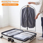 2 Pack Garment Bags 60 * 100cm, 40in Full Clear Garment Covers, Suit Storage Bags, Dress Organizer Bags Used To Protect Shirts, Winter Coats, Jackets