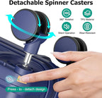 Joyway Luggage Sets 6 Piece with Detachable Spinner Wheels, Lightweight Hard Shell Travel Suitcse Set with TSA Lock (Blue, 6 Piece Set)