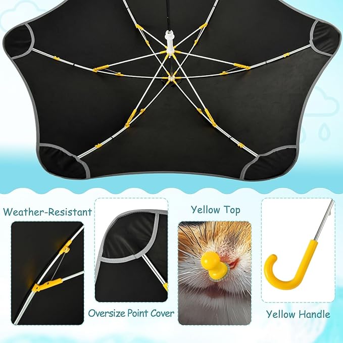 ALAZA Kids Umbrella for Girls Boys UPF 50+ Anti-UV Umbrella for Rain and Sun Age 3-8